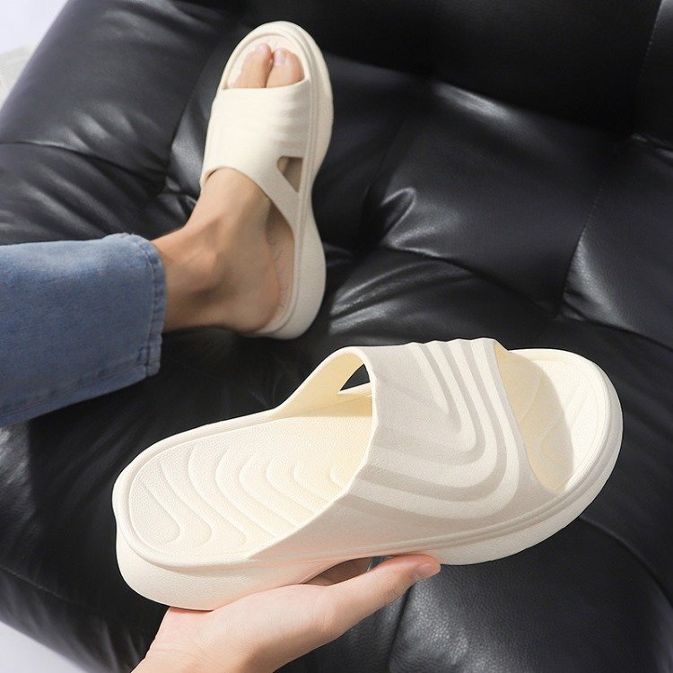 2023 Women's Thick Sole Home Indoor Bathroom Anti Slip and Wear Resistant Slides Slippers for Ladies