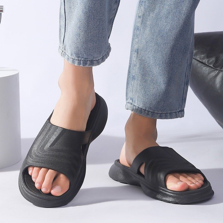 2023 Women's Thick Sole Home Indoor Bathroom Anti Slip and Wear Resistant Slides Slippers for Ladies