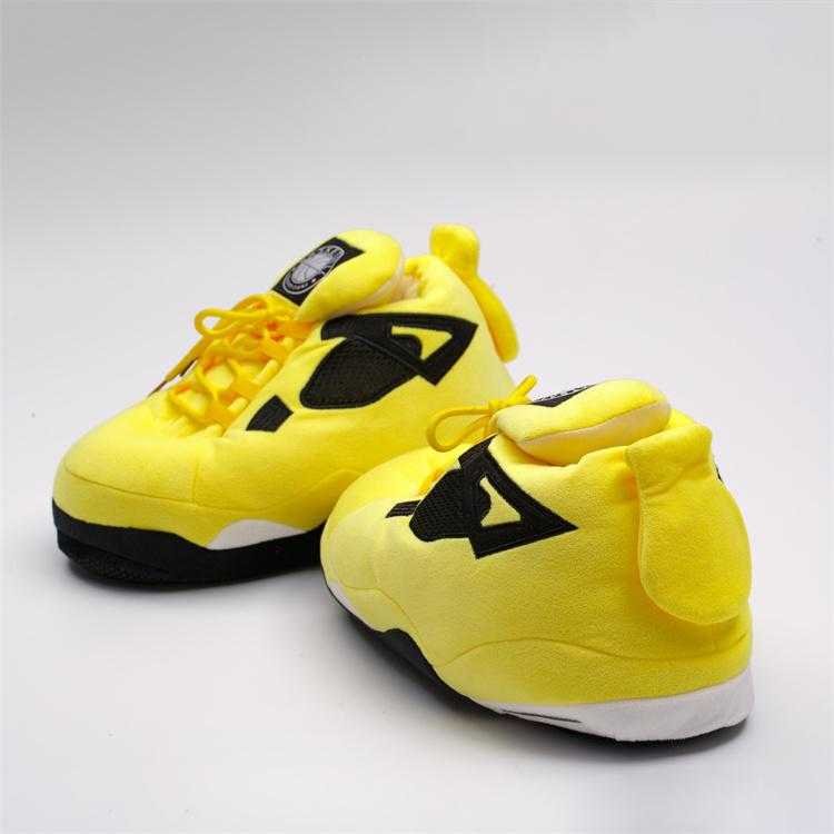 Wholesale Fashion Popular Designer Teenager Adult Indoor Fur Furry House Winter Warm Home Plush Sneaker Slippers