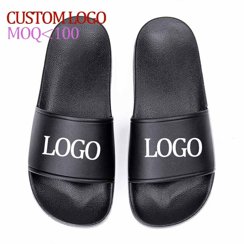 Stock Sandals Printing Logo Slide Slippers Unisex Slippers