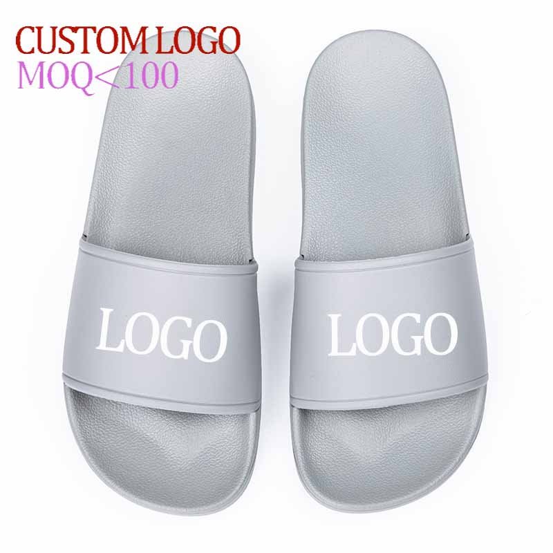 Stock Sandals Printing Logo Slide Slippers Unisex Slippers