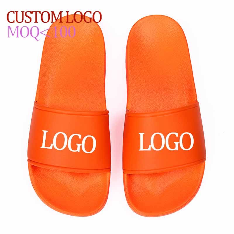 Stock Sandals Printing Logo Slide Slippers Unisex Slippers