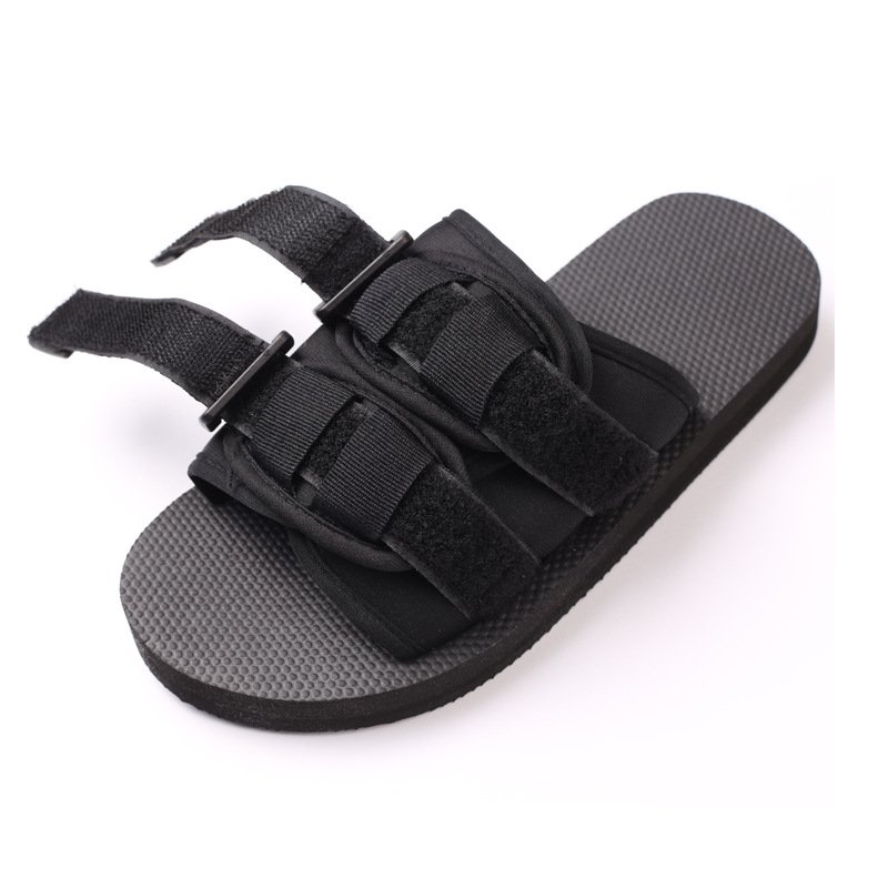 Wholesale Unisex Slippers Casual Slides Slippers Sandals Male Foot Wears Sleepers EVA for Men Black Custom Logo Men Sandal