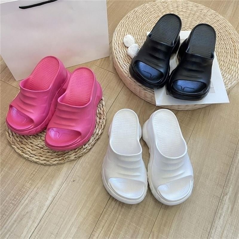 Luxury Designer 10Cm Slides Slippers Famous Brand Lady Beach Sports Brand Slides For Women Slide Slipper Factory Wholesale