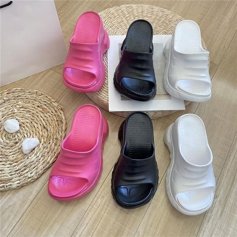 Luxury Designer 10Cm Slides Slippers Famous Brand Lady Beach Sports Brand Slides For Women Slide Slipper Factory Wholesale