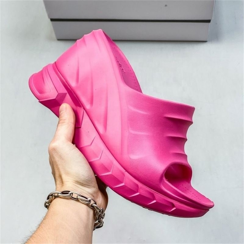 Luxury Designer 10Cm Slides Slippers Famous Brand Lady Beach Sports Brand Slides For Women Slide Slipper Factory Wholesale