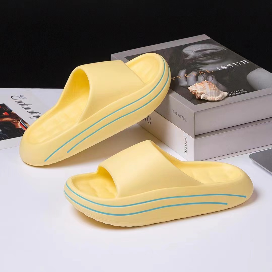 2024 New Product EVA Pillow Trendy Women EVA Soild Color Platform House Foam Slipper Bathroom Home Slide Slippers Wholesale