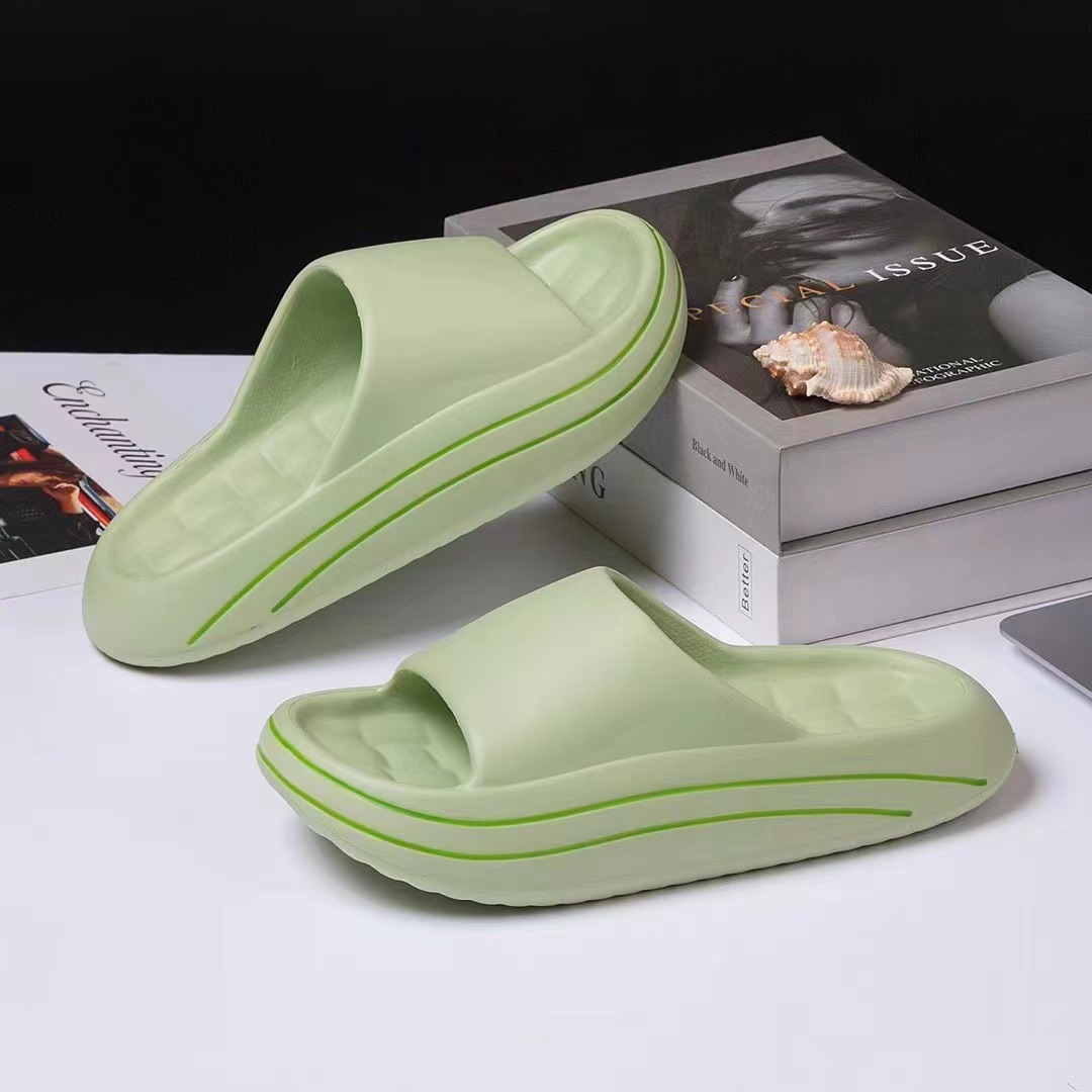2024 New Product EVA Pillow Trendy Women EVA Soild Color Platform House Foam Slipper Bathroom Home Slide Slippers Wholesale