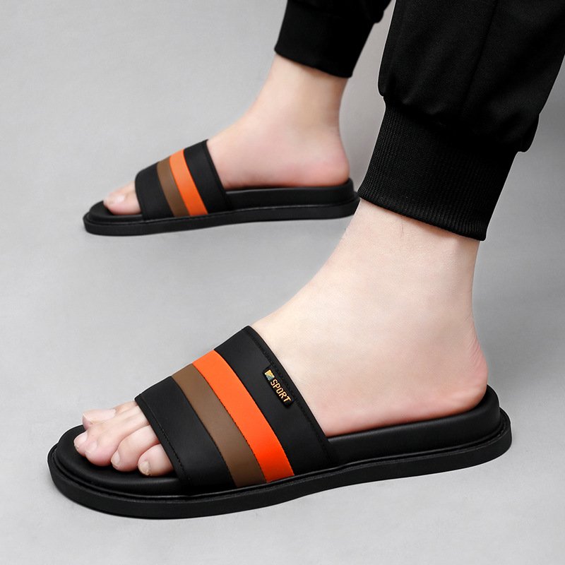 Summer comfortable new beach shoes men's fashion leisure quality slippers