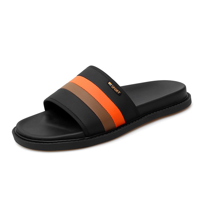Summer comfortable new beach shoes men's fashion leisure quality slippers