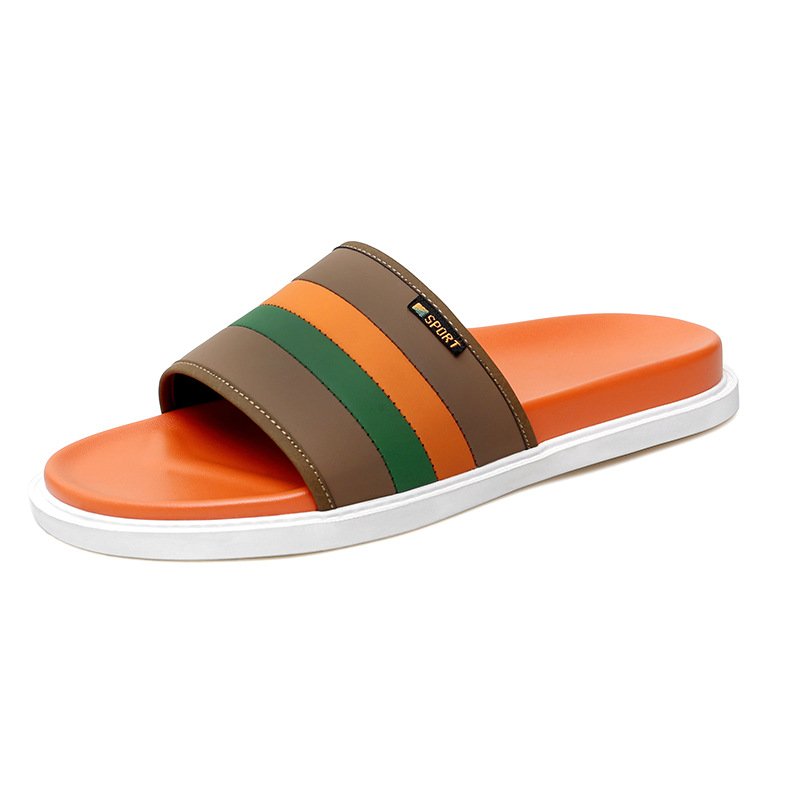 Summer comfortable new beach shoes men's fashion leisure quality slippers