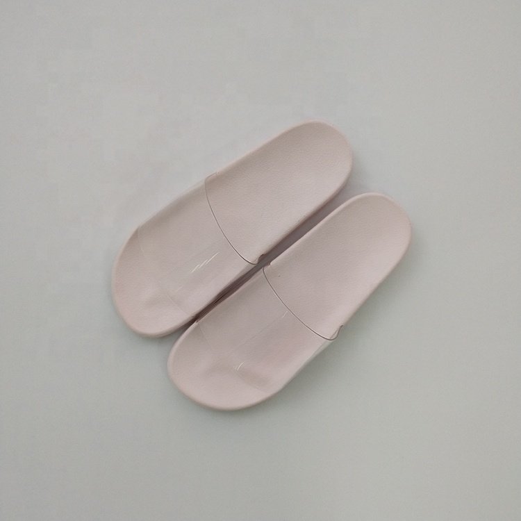 Wholesale slide sandals lady men transparent non slip slipper custom personal logo clear flip flops beach women sliders