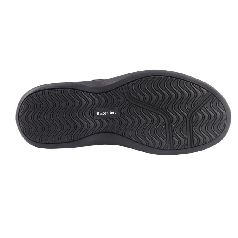 Adjustable Velcro Cowhide Leather Slippers Lightweight Open Toe Outdoor Podiatry Slides for Swollen Feet