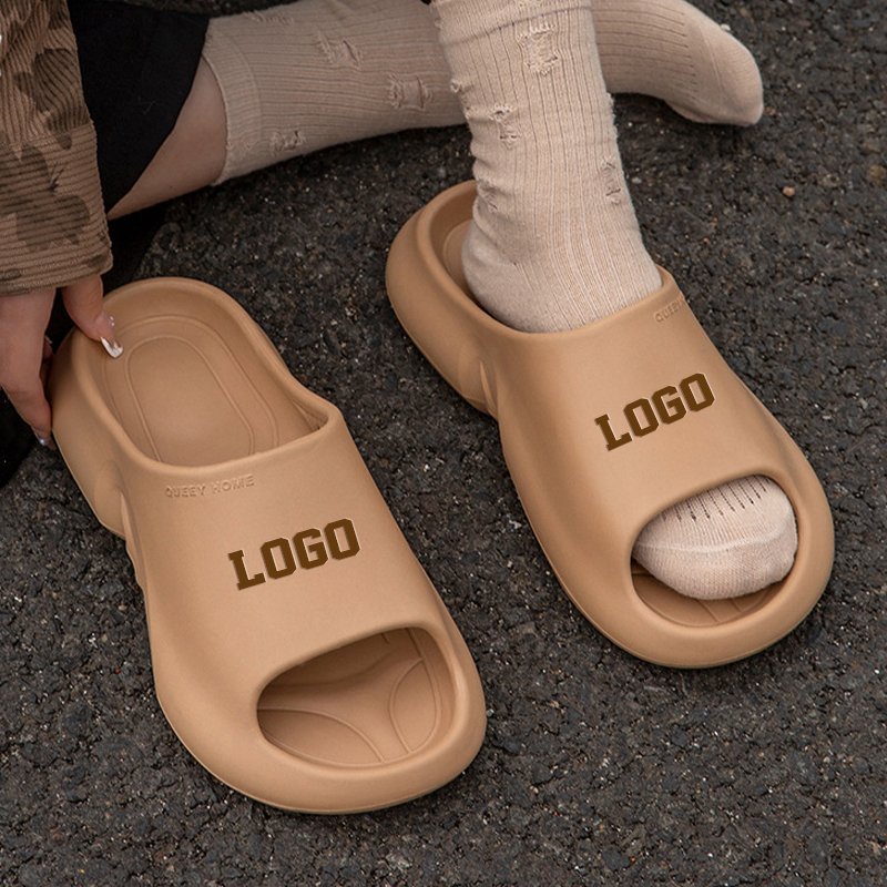 2024 Thick Slide Casual Sports Slipper Sandal Custom Logo Home House Men's Women's Soft Eva Custom Slides Slippers for Women Men