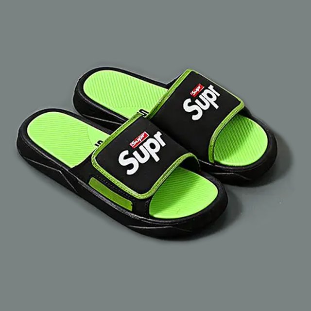 Fashion Men's Indoor-Outdoor Casual Sandals Durable Summer Home Slippers Breathable Bathroom Slippers for Teenagers