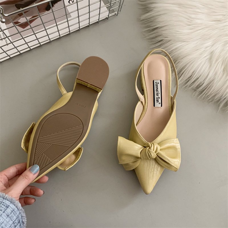 European Sandalias De Mujer De Verano Silk/PU Female Slippers Cute Fashion Summer Sandals Official Flat Women Shoes 2022