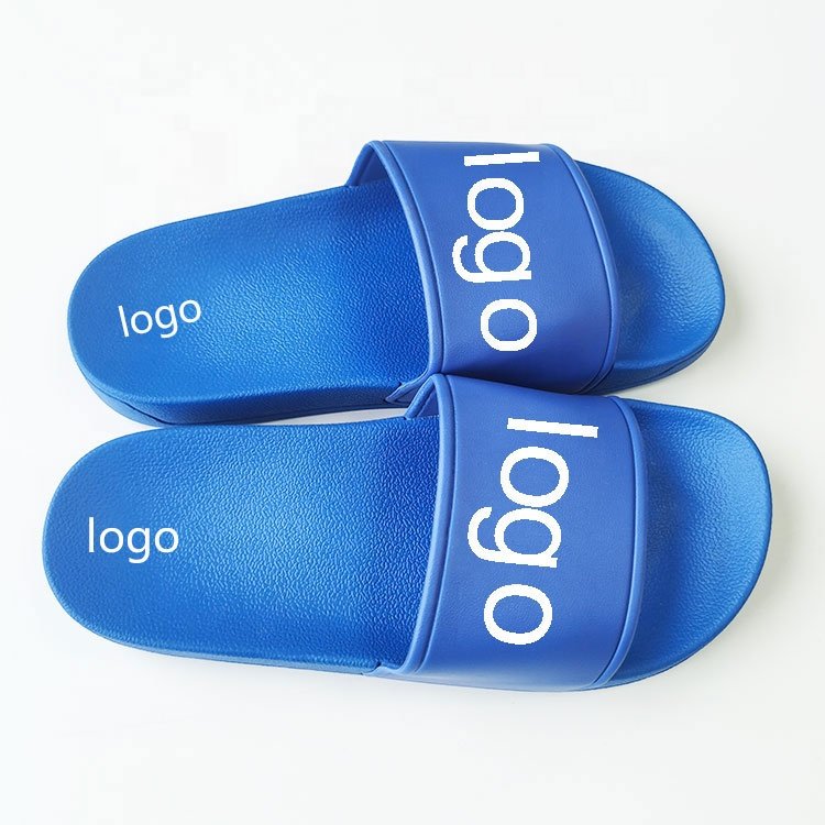 2023 Thailand hot sale unisex custom color sandals slippers outdoor design logo sliders anti-slip beach slippers for men