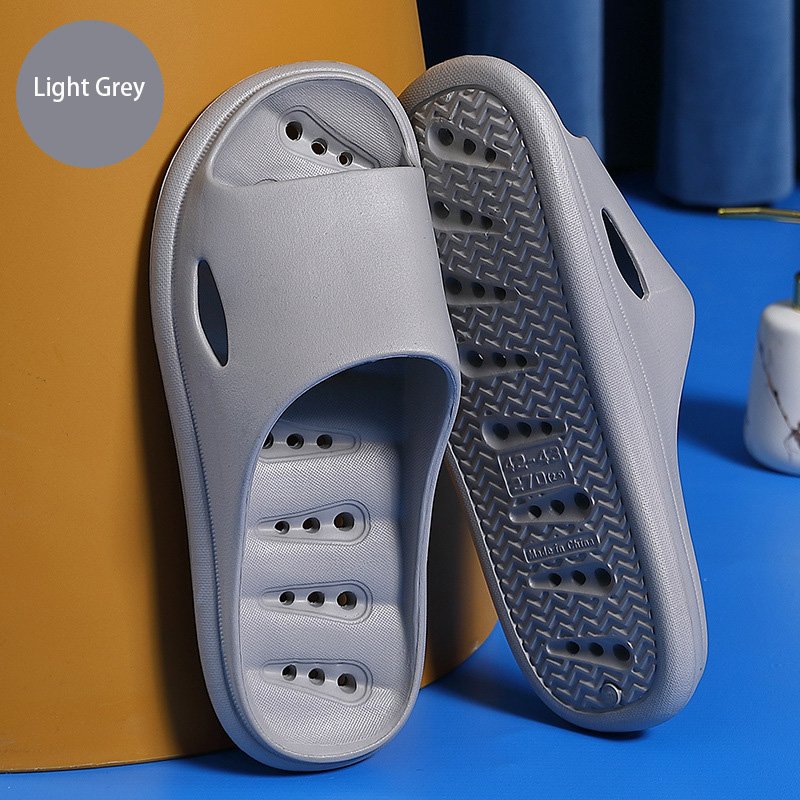 Wholesale Summer bathroom non-slip leaking home slippers slide sandals for man