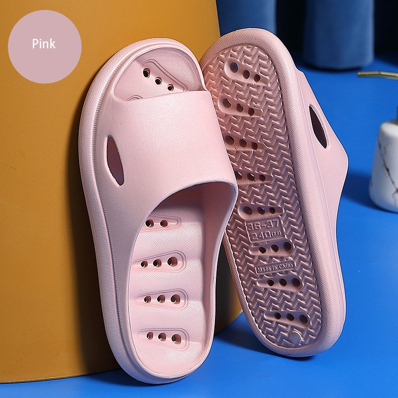 Wholesale Summer bathroom non-slip leaking home slippers slide sandals for man