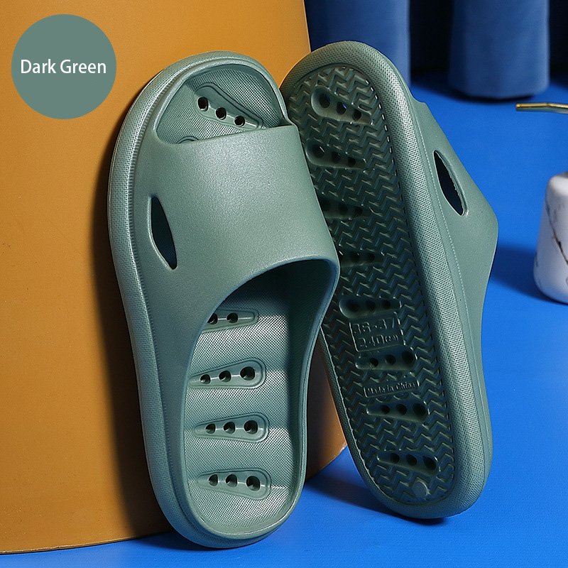 Wholesale Summer bathroom non-slip leaking home slippers slide sandals for man