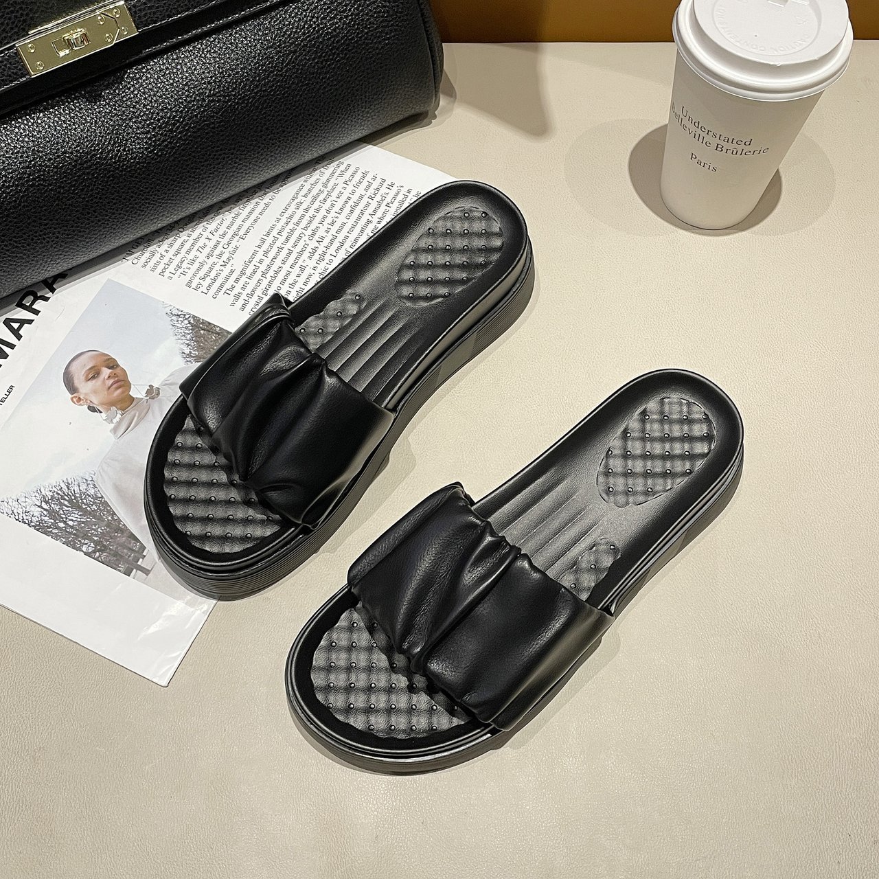Women Sandals Platform Sandals Home Slippers Summer Indoor Floor Non-slip Slipper Shoes