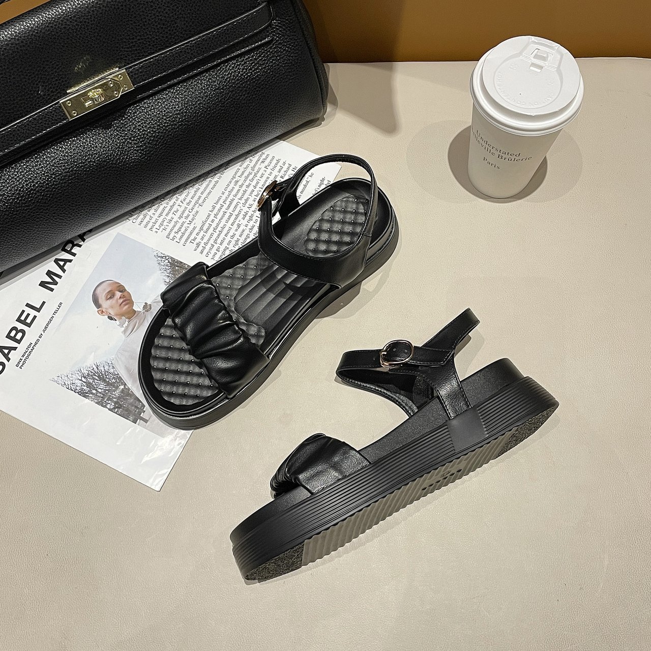 Women Sandals Platform Sandals Home Slippers Summer Indoor Floor Non-slip Slipper Shoes