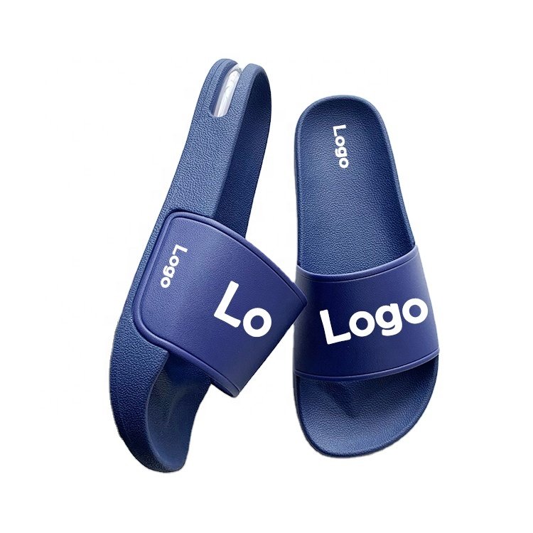 High Quality Custom Logo Air Cushion Footwear Black Summer Blank Slides Slippers Women Men Slippers Designer Slides