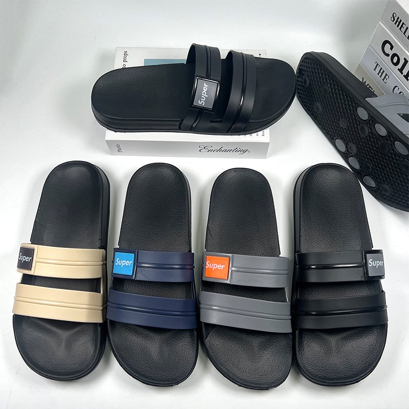 Olicom Pillow Slippers Non-Slip Bathroom Shower Sandals Thick Sole Indoor Outdoor Slides For Men Custom Slides Slippers For Men