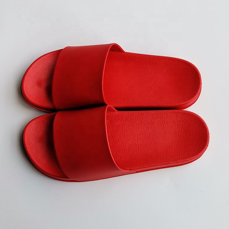 Wholesale Custom Printed Logo Blank Slide Footwear PVC Bath Sandal Slipper