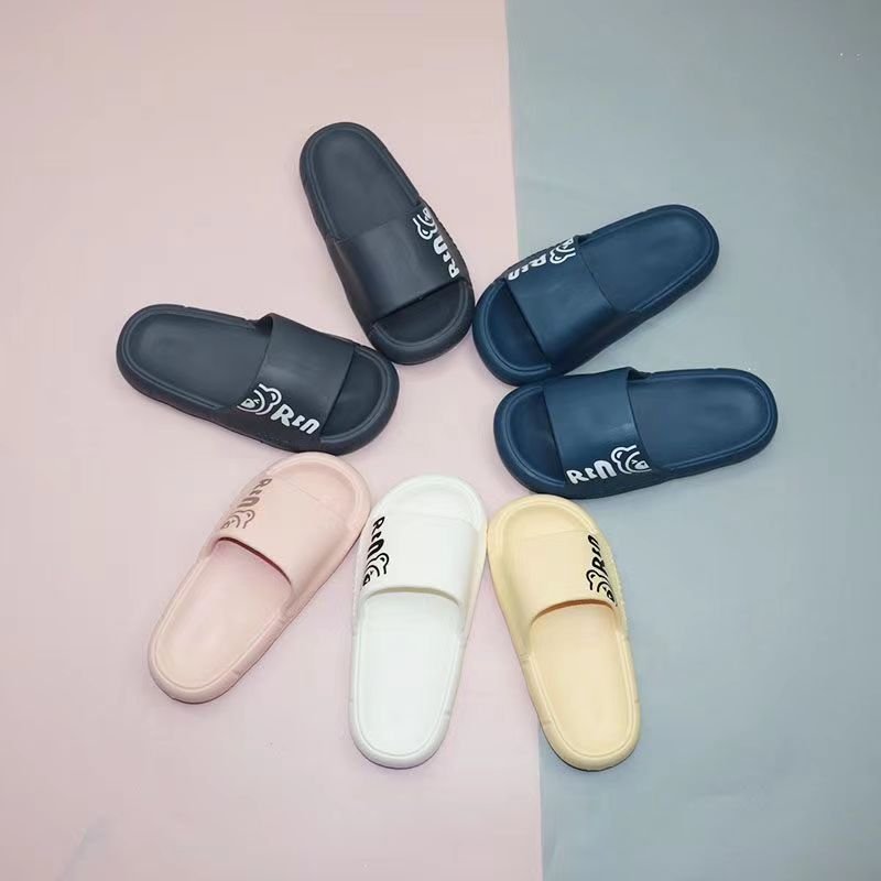 Summer Casual Men's Slippers Slides EVA Beach Slides Outdoor Striped Elevated Thick Sole Bottom Platform Open Toe Sandals