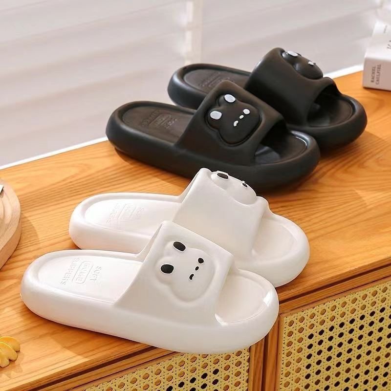 Summer Casual Men's Slippers Slides EVA Beach Slides Outdoor Striped Elevated Thick Sole Bottom Platform Open Toe Sandals