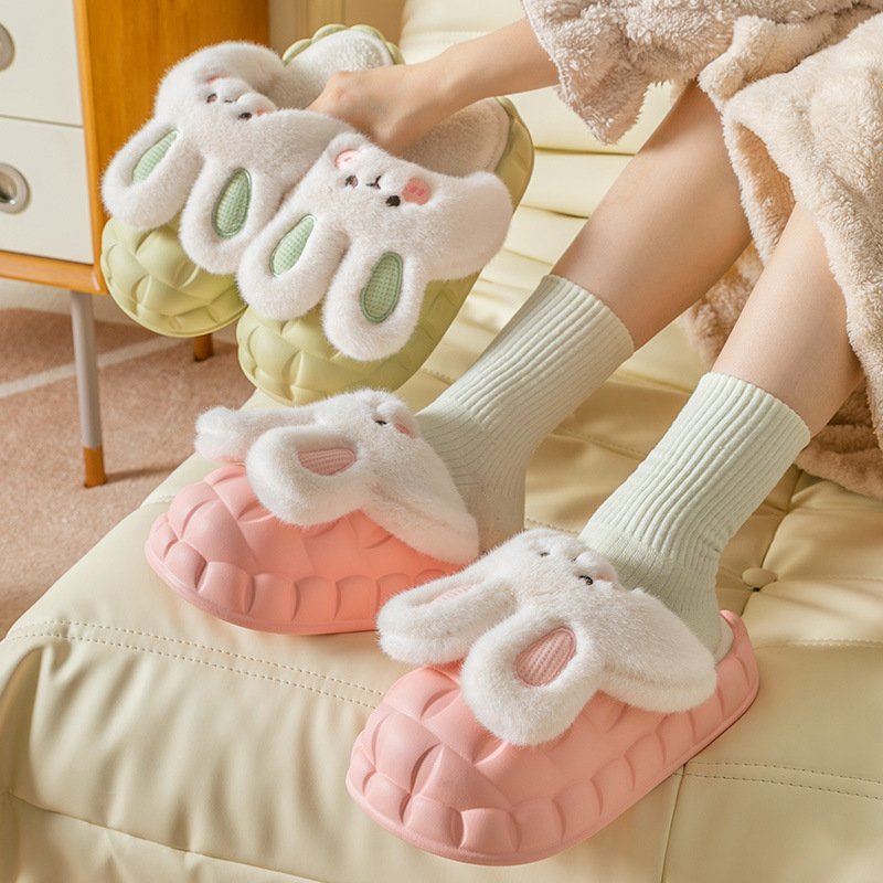 designer sandals New Style Cute Cartoon Fuzzy Furry Fluffy Slippers Slides Casual Plush Fur Slippers EVA Home Slippers In Best Material