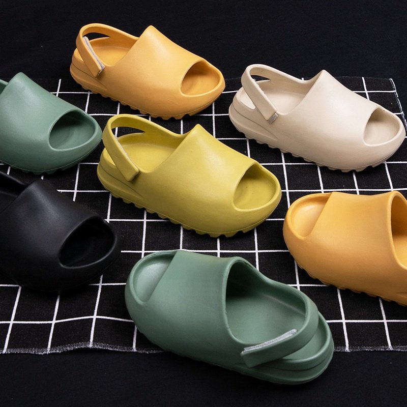 Toddler/Kids Inspired Yezzy Slides Waterproof Thick Bottom Soft Eva Slide Slipper