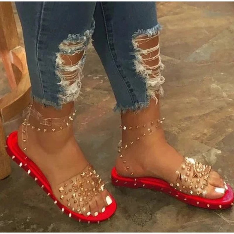 2023 China Rubber Stylish Latest Mujer Platform Shoe Flat Female Slides Slipper Summer women's Sandals for Women And Ladies