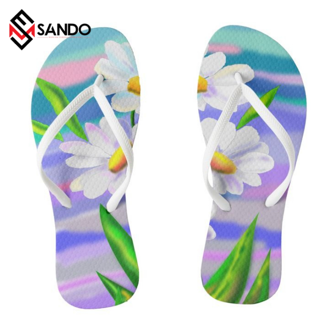 Top quality Wholesale Custom printed flip-flops slippers for men women children custom design Flipflop