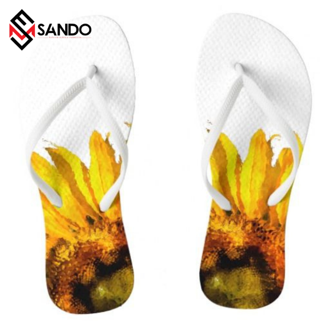 Top quality Wholesale Custom printed flip-flops slippers for men women children custom design Flipflop