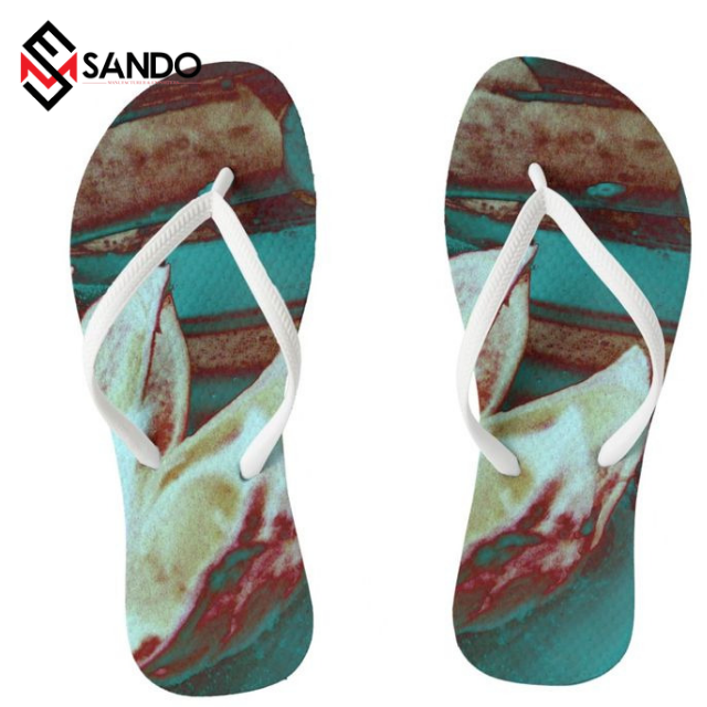 Top quality Wholesale Custom printed flip-flops slippers for men women children custom design Flipflop