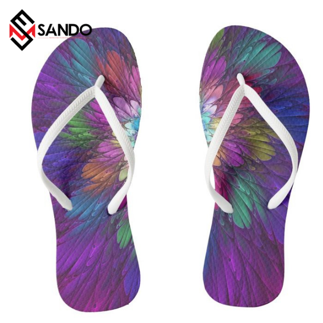 Top quality Wholesale Custom printed flip-flops slippers for men women children custom design Flipflop