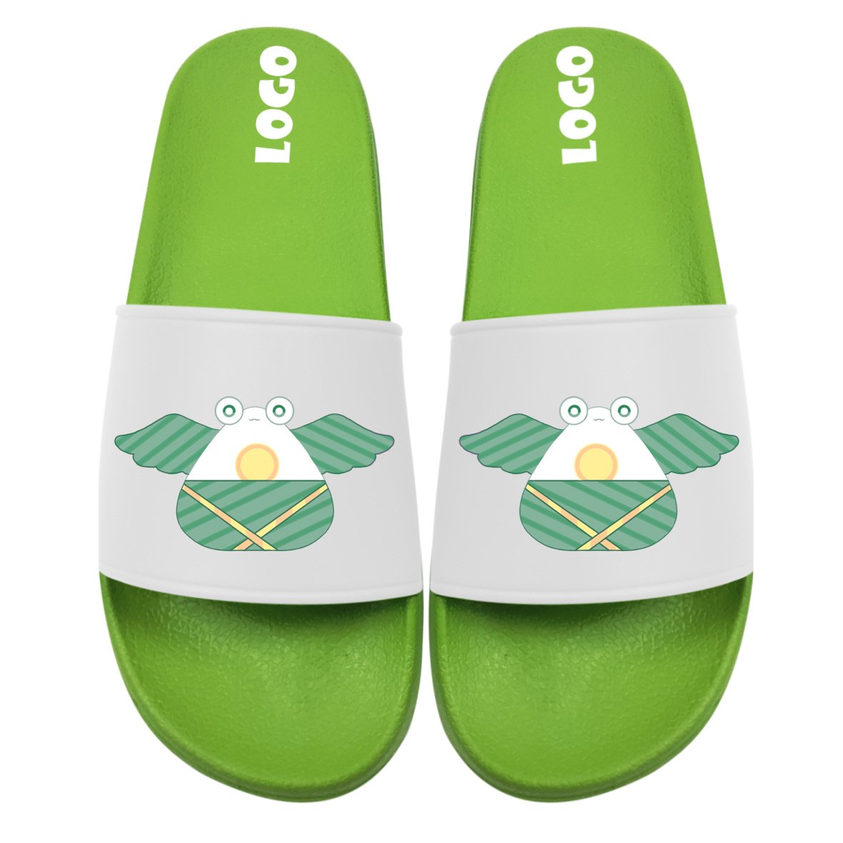Factory wholesale anti-slip Large size Beach unisex Embossing Printing Custom Logo PVC Slippers for ladies