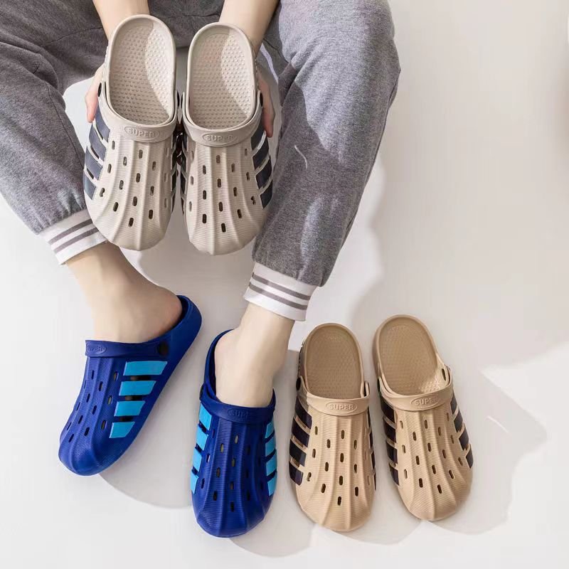 2024 New Men's Clog Shoes EVA Non-slip Garden Shoes Outdoor Beach Crocodile Unisex-adult Classic Clogs