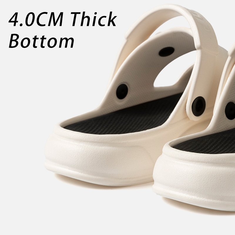 Thick Bottom High Platform Slipper Thick Sole EVA Slides Slippers Non-slip High Quality Men's Shoes Sandals