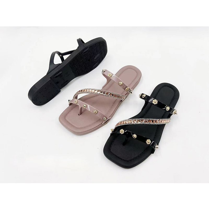 Summer fashion 2024 thick sole slides slippers outdoor sandals for women elegant women flip flops slippers