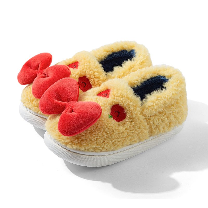New arrival Sandals Boys Unisex school Slippers girls kids plush furry slippers kids shoes winter Slip On Baby 1- 3 years old