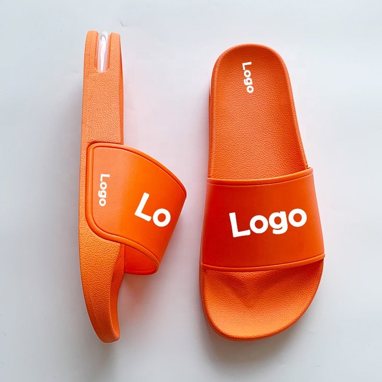 Bubble Slides New Flat Plain Wholesale Custom Logo Printing Slippers Summer Products Rubber Printing Women Slippers Summer PVC