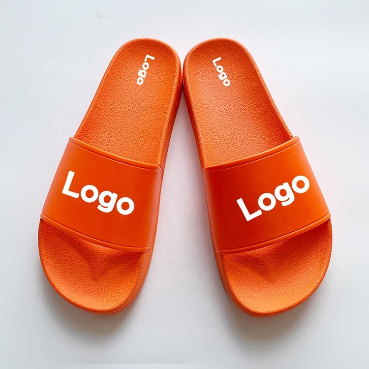 Bubble Slides New Flat Plain Wholesale Custom Logo Printing Slippers Summer Products Rubber Printing Women Slippers Summer PVC