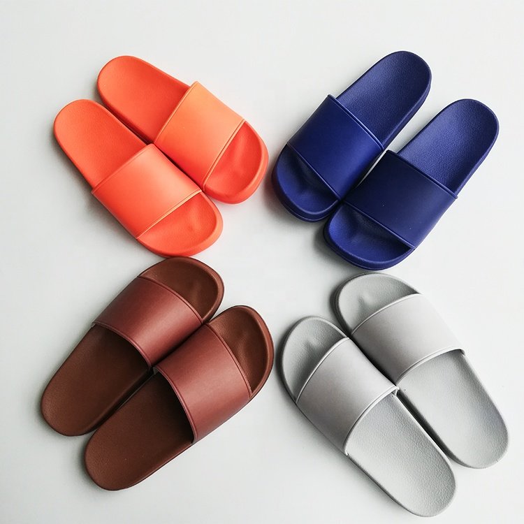 Custom 3D logo fashion yellow lady multicolor indoor and outdoor PVC rubber non-slip slippers swimming pool bathroom flip flop f