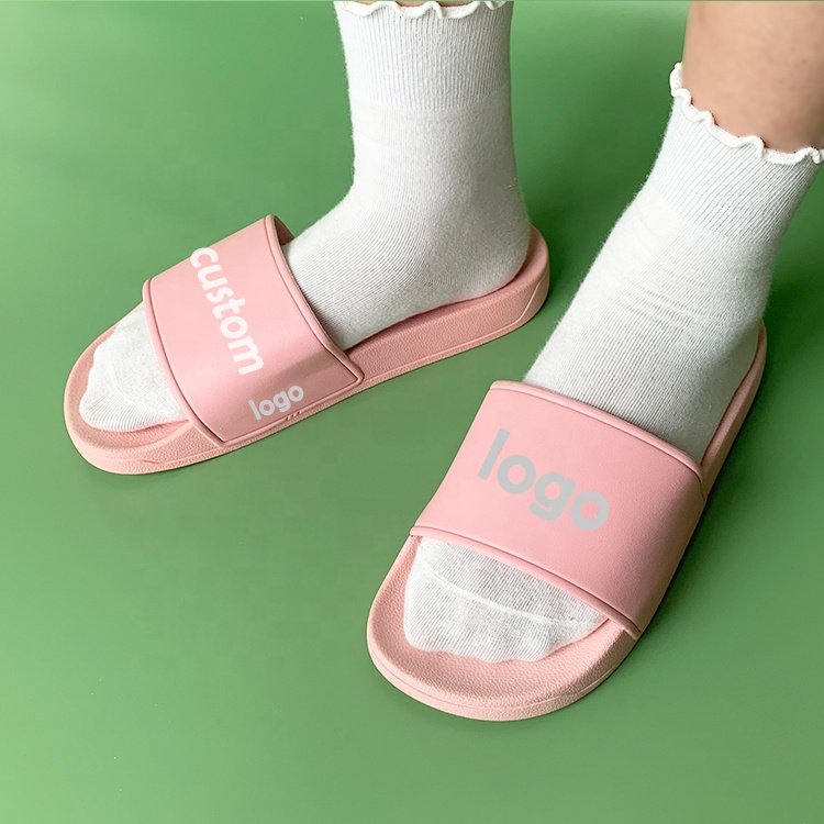 2024 Wholesale Factory Quick-Drying Unisex Bedroom Slippers Non-slip Indoor Outdoor Home Slides Custom Logo Slides Slippers