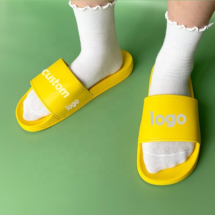 2024 Wholesale Factory Quick-Drying Unisex Bedroom Slippers Non-slip Indoor Outdoor Home Slides Custom Logo Slides Slippers