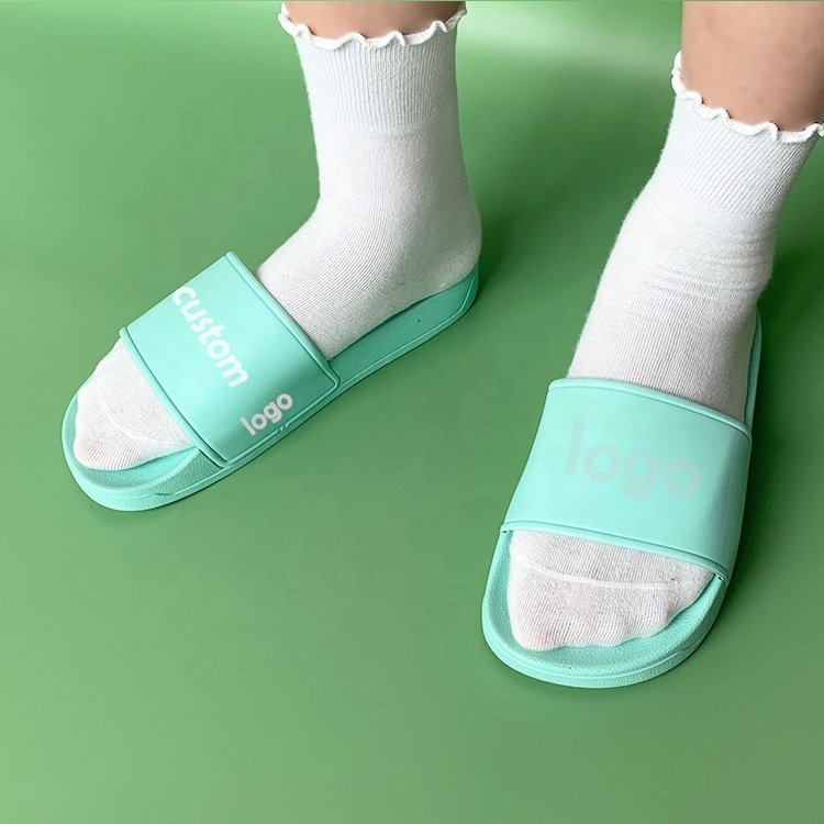 2024 Wholesale Factory Quick-Drying Unisex Bedroom Slippers Non-slip Indoor Outdoor Home Slides Custom Logo Slides Slippers