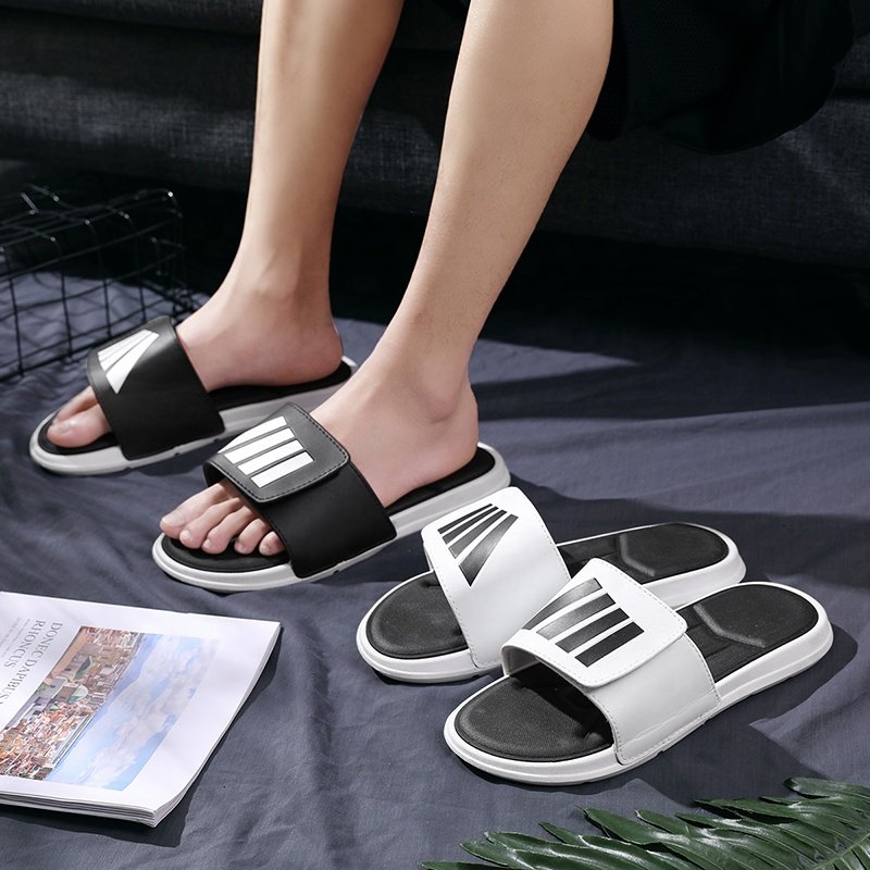 summer beach unisex adult home slides slippers male slides adult house slides slippers outdoor luxury sandals custom sport shoes